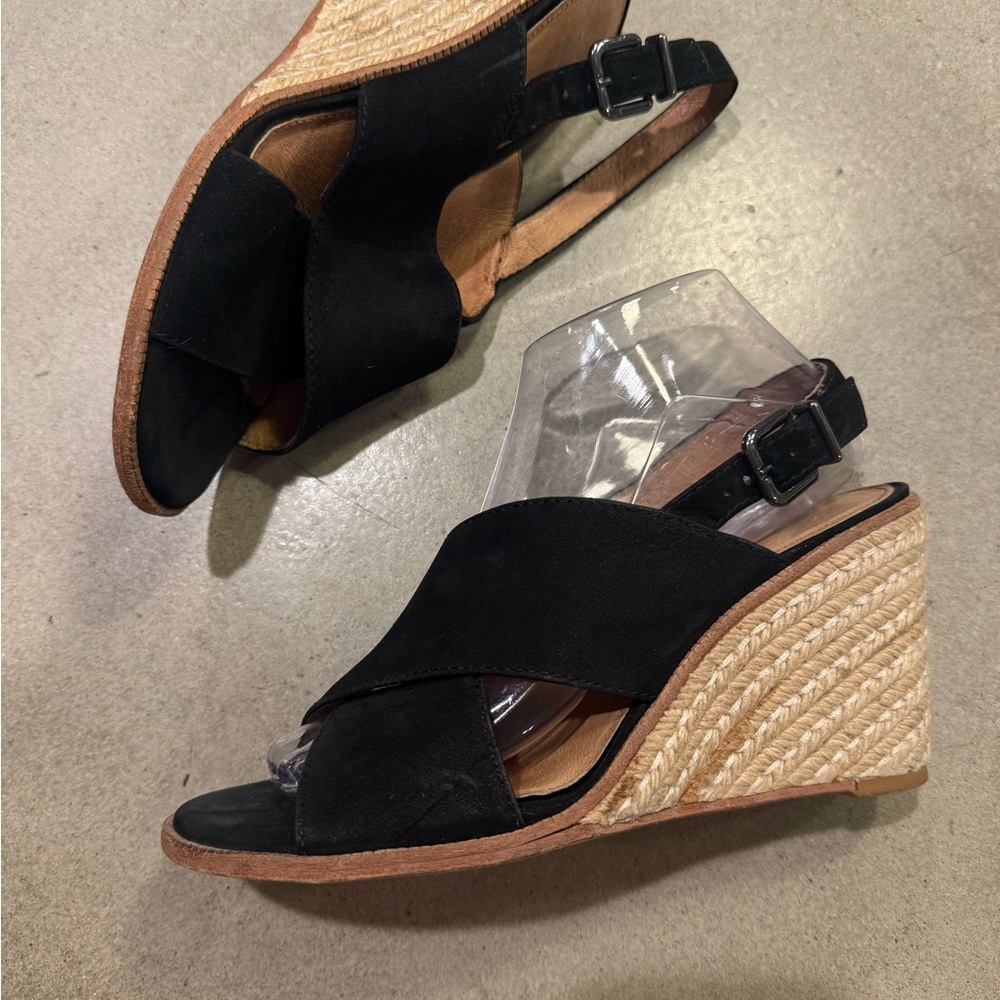 🍄 ANTONIO MELANI Black Wedges